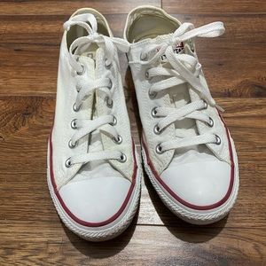 White Low Top Converse